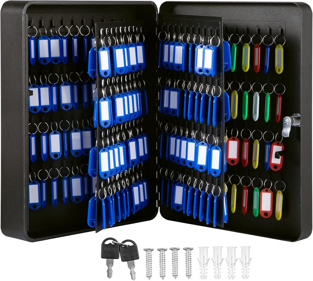 Black Wall Mounted Steel Key Cabinet (240 Positions) K314991