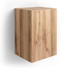 Rustic Oak Wall Unit With Door W2164