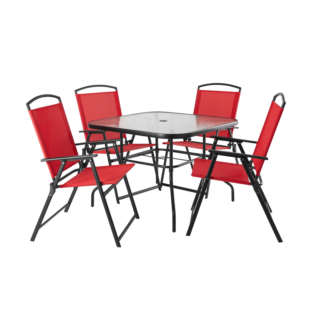 5 Piece Dining Set, Black Y69996