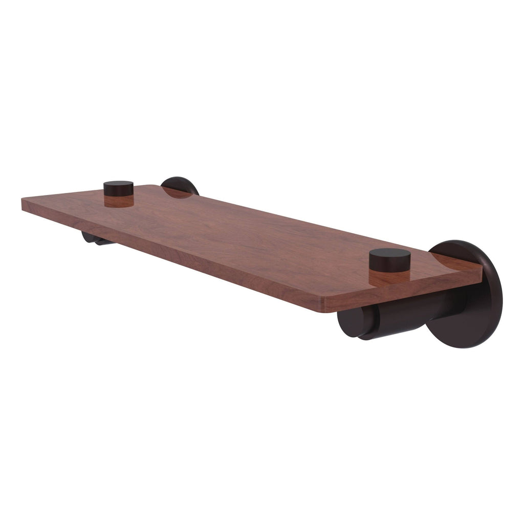 16 inch Solid IPE Ironwood Shelf Antique Bronze H34426