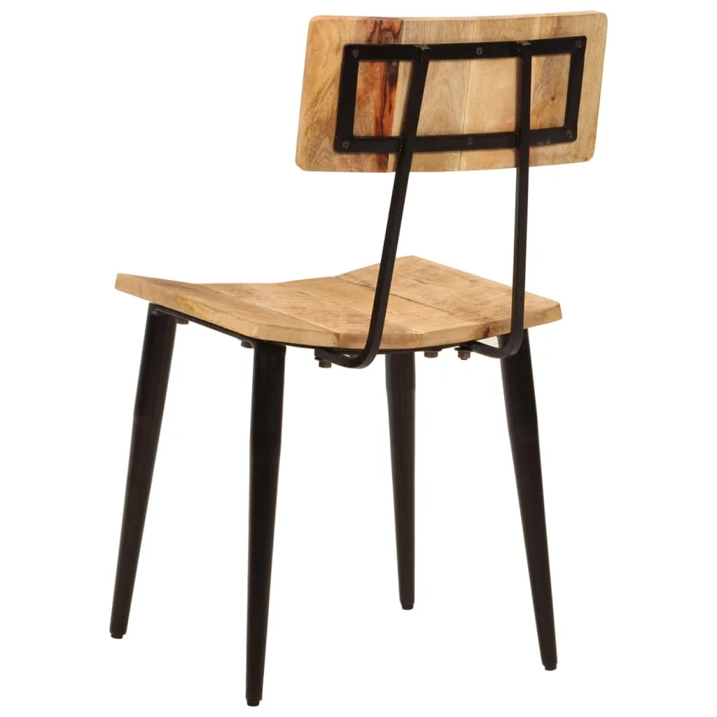 2 pcs Solid Wood Mango Dining Chairs Z833