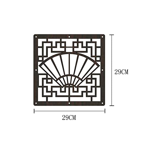 Black PVC Room Divider Panels X494