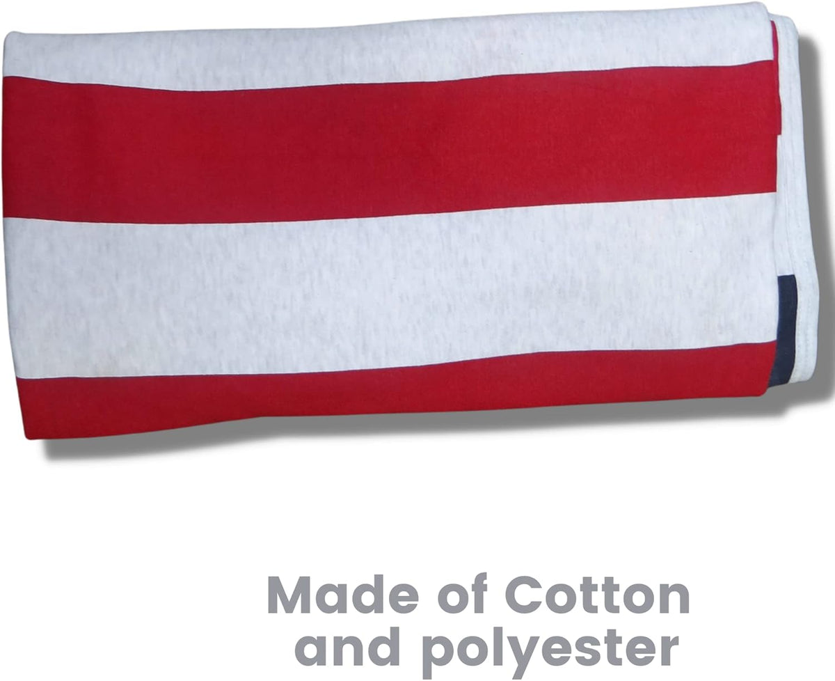 American Flag Red White and Blue Super Soft Lightweight Blanket 54 x 84 P4056