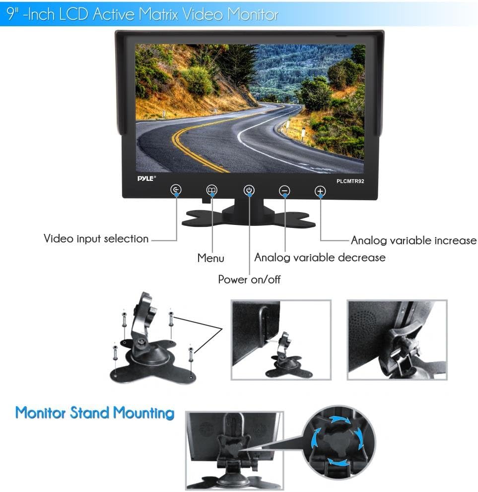 Waterproof Night Vision Rear View Camera & Monitor System F88469