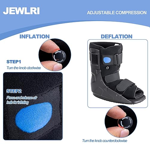 Black Medium Walking Boot Y894606