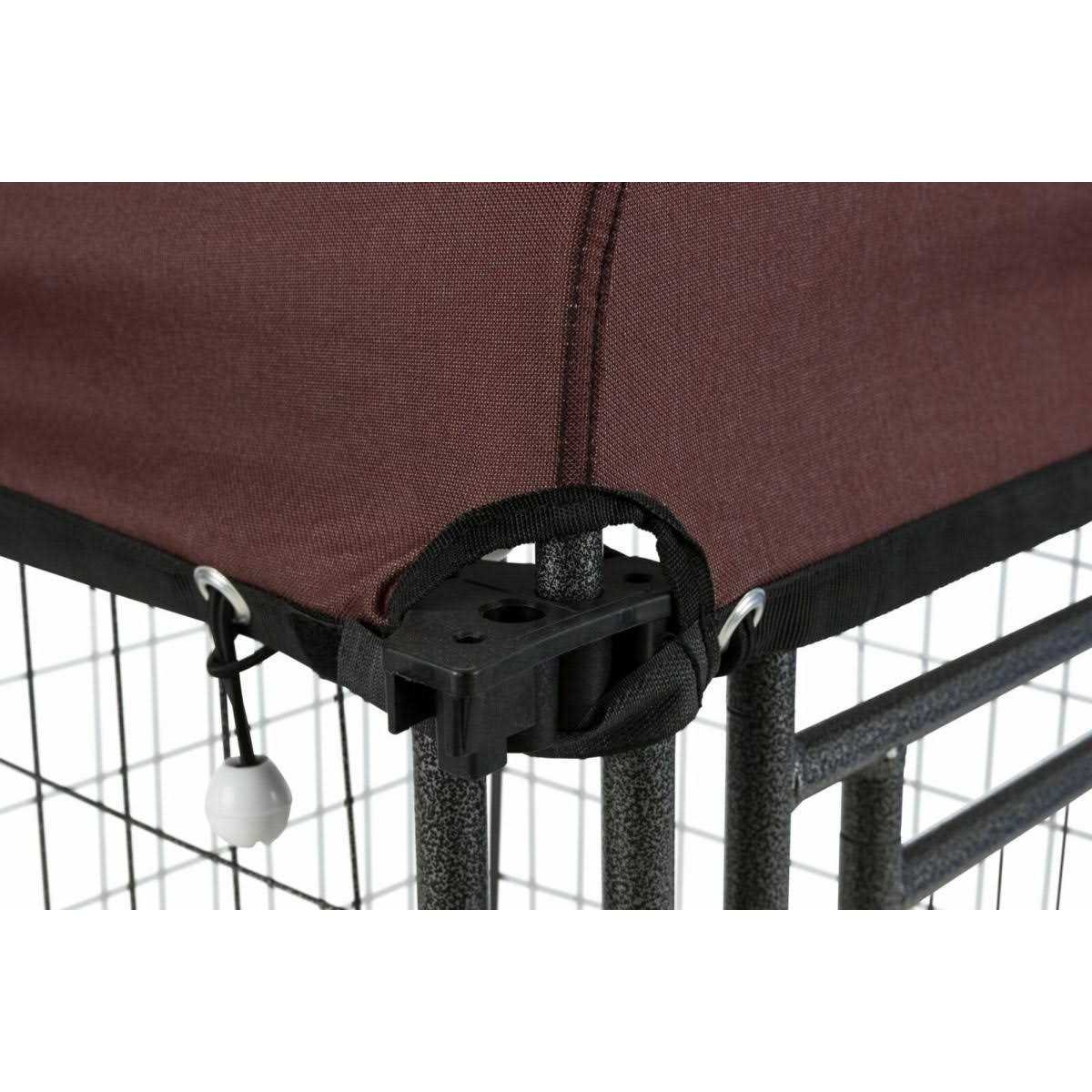 Deluxe Outdoor Dog Kennel with Cover O514