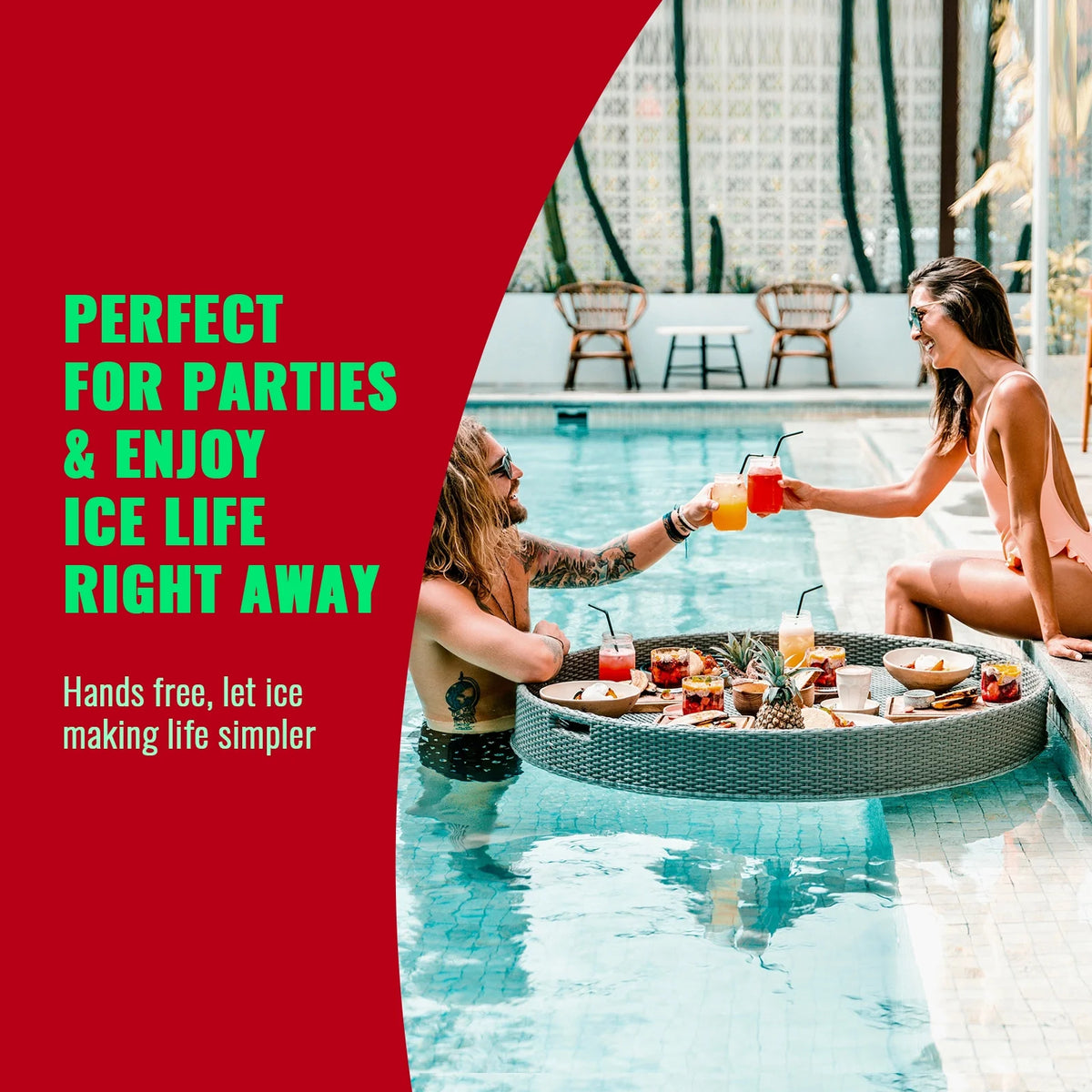 Countertop Ice Maker 26lbs/24H with Ice Scoop & Basket D727462