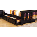 Black Solid Wood Trundle X36024