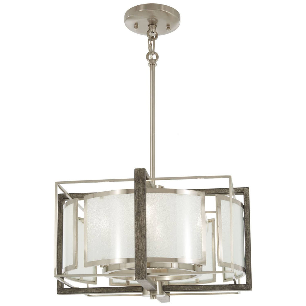 4 Light Brushed Nickel Semi Flush J486888