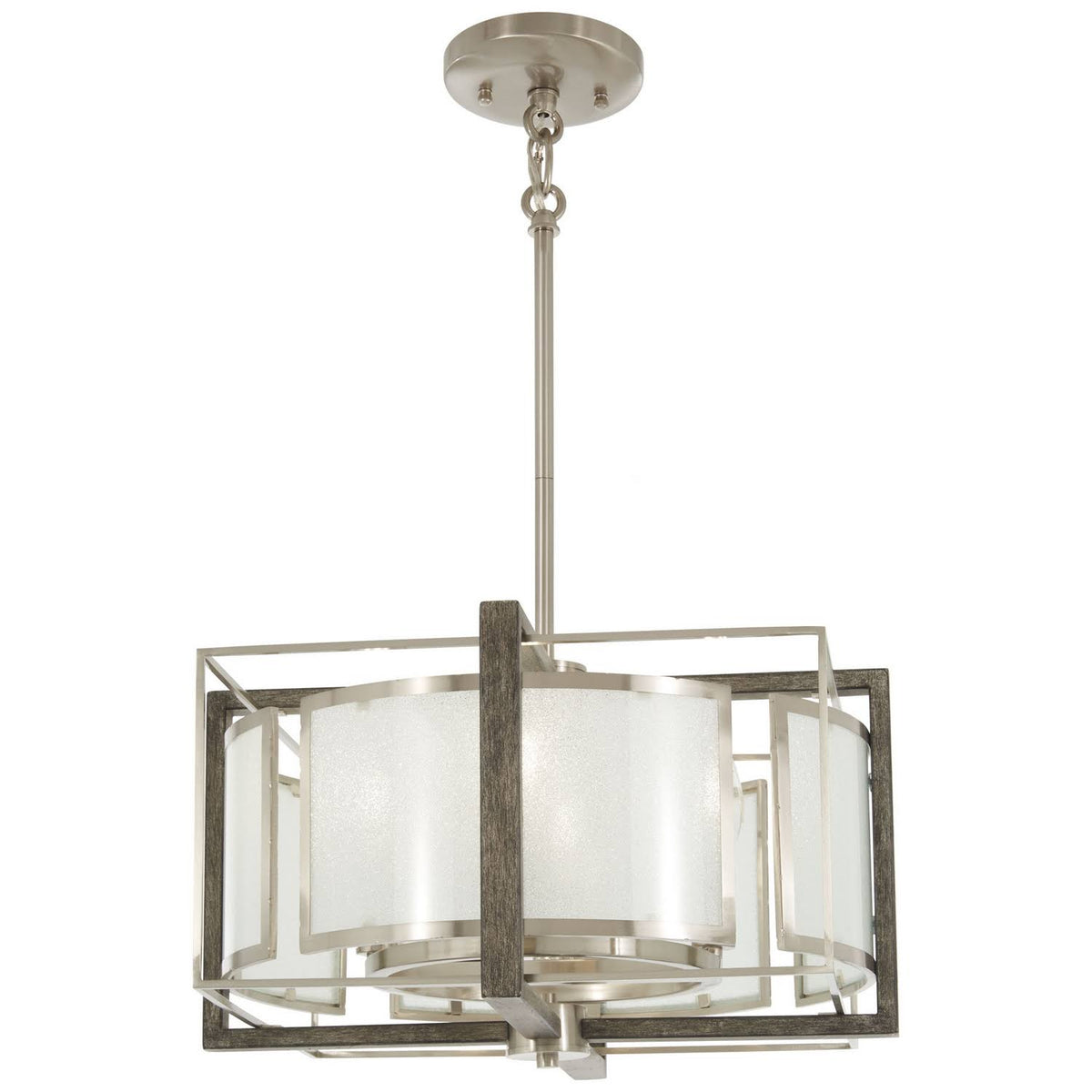 4 Light Brushed Nickel Semi Flush J486888