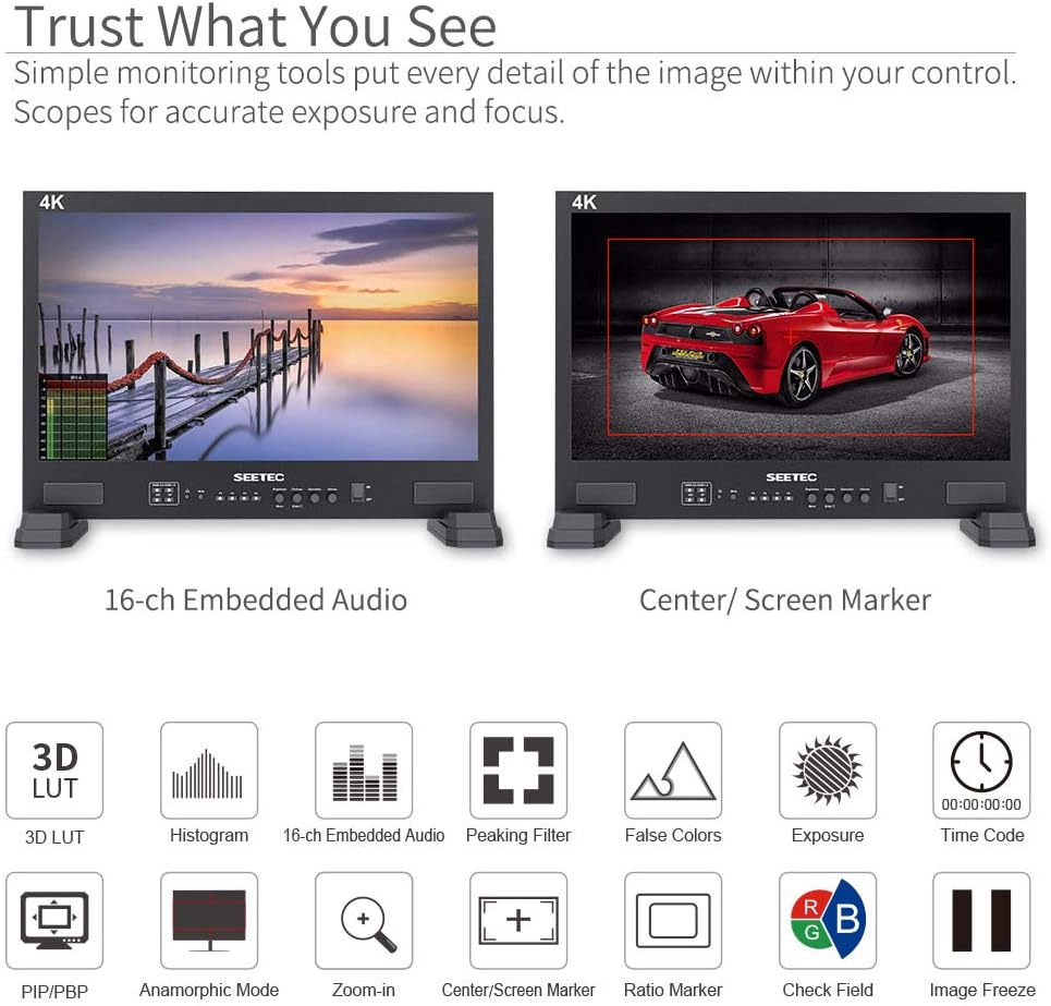 21.5 Inch Full HD 1920x1080 Broadcast Studio Monitor O782548
