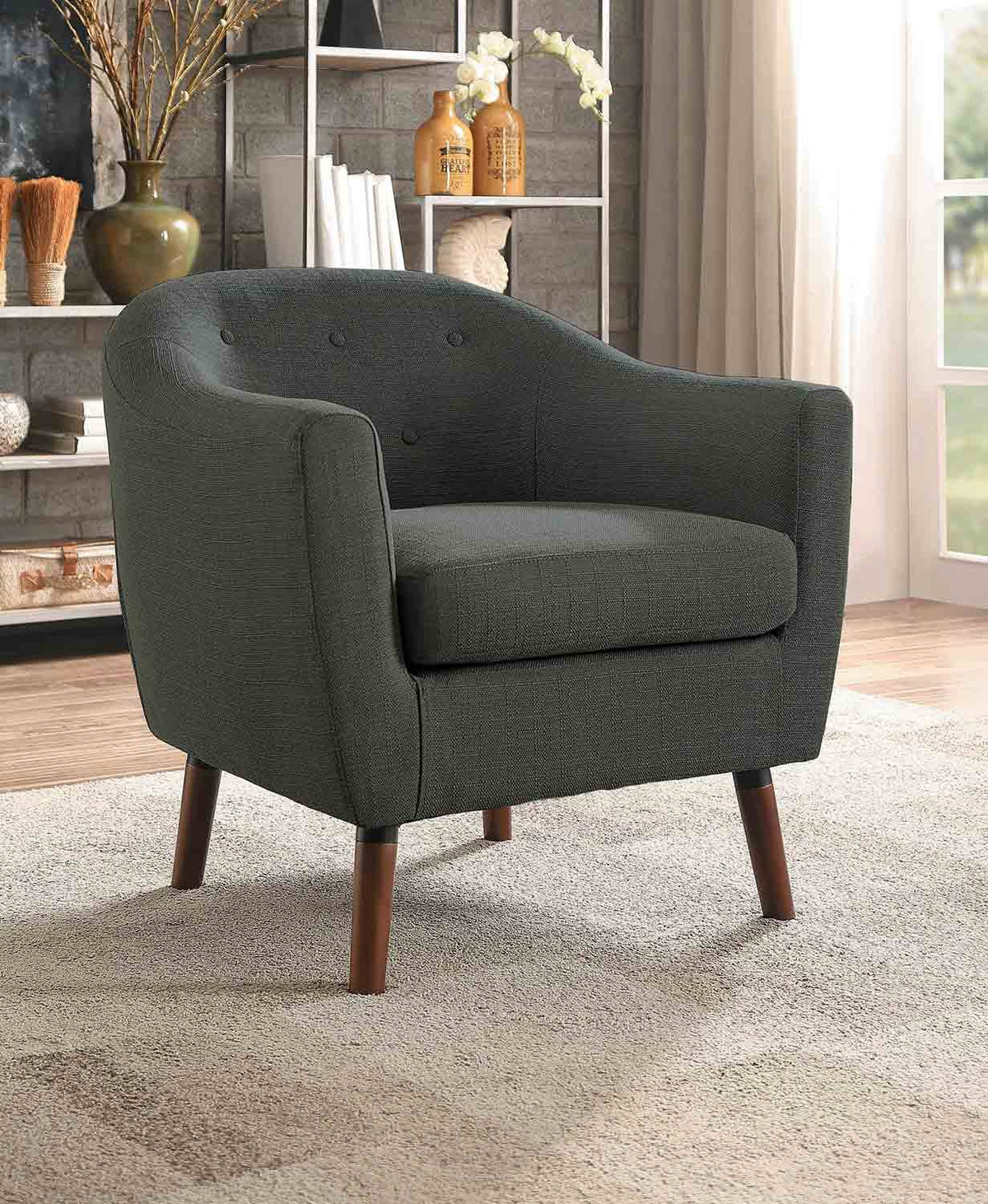 Gray Accent Chair G65118