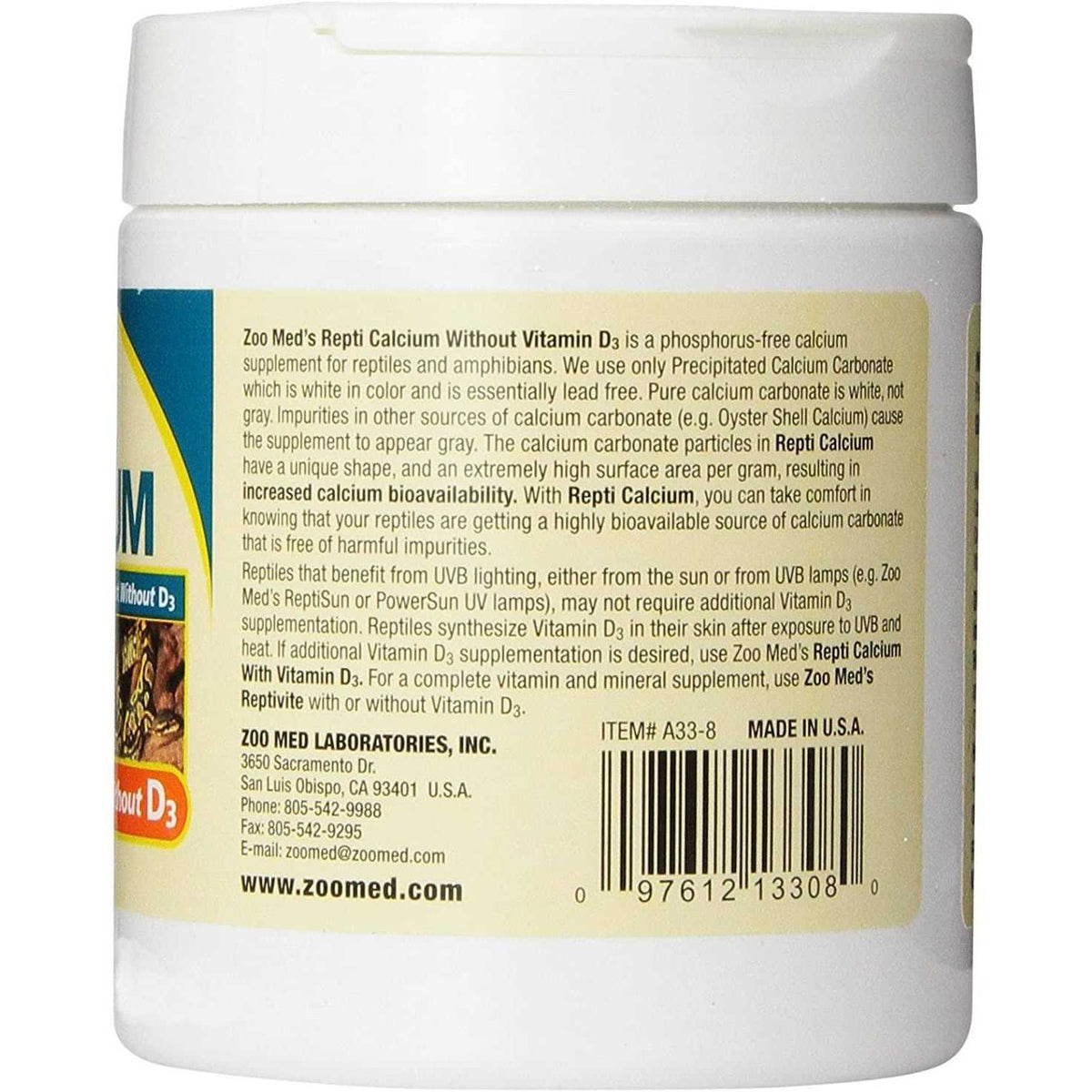 Repti Calcium without D3 H89624
