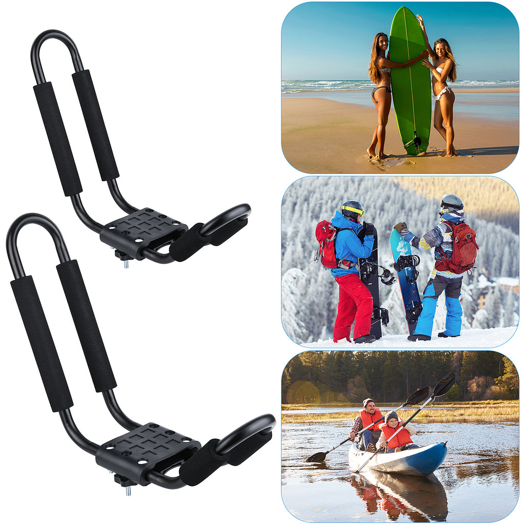 Kayak Roof Rack with 4 Ropes V571