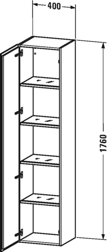 Tall Cabinet with 1 Door L185093