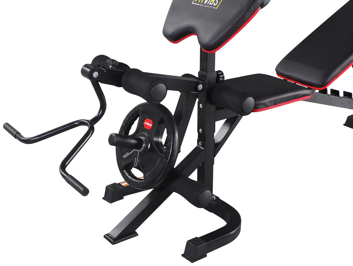 Adjustable Olympic Workout Bench with Squat Rack and 800-Pound Capacity I4068
