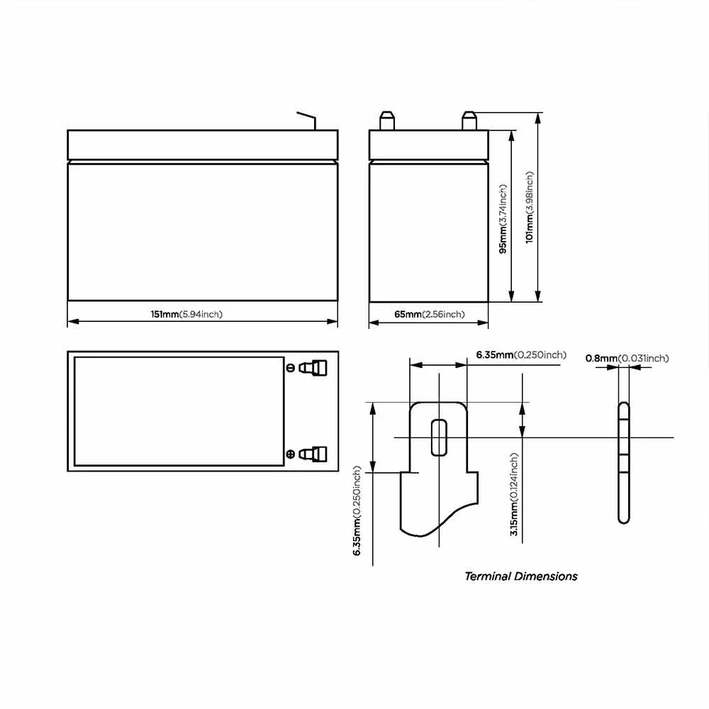 Back-UPS ES 500VA Replacement Battery N786
