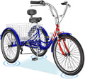 20/24/26 inch Adult Tricycle 3 Wheel Bike with Cargo Basket V807928