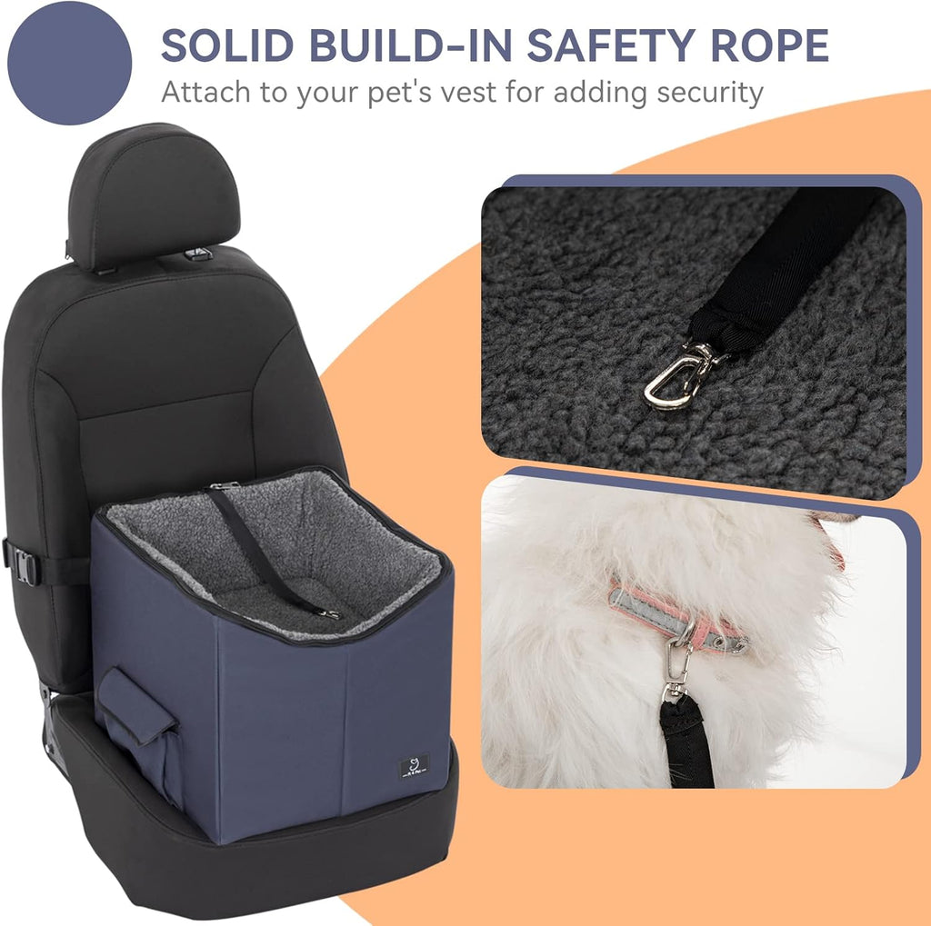 Folding Breathable Dog Booster Car Seat with Carry Bag I34763