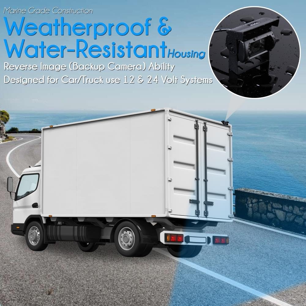 Waterproof Night Vision Rear View Camera & Monitor System F88469