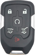 Black 6 Buttons Key Fob Shell Case Z653159