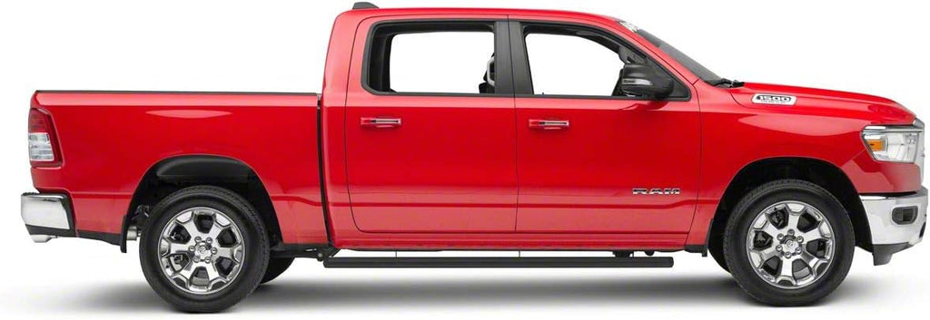 Black Running Boards Compatible with 19-22 RAM 1500 Crew Cab L91064