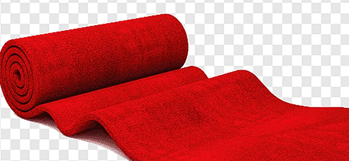 Dark Red Aisle Runner 2x10 ft W198