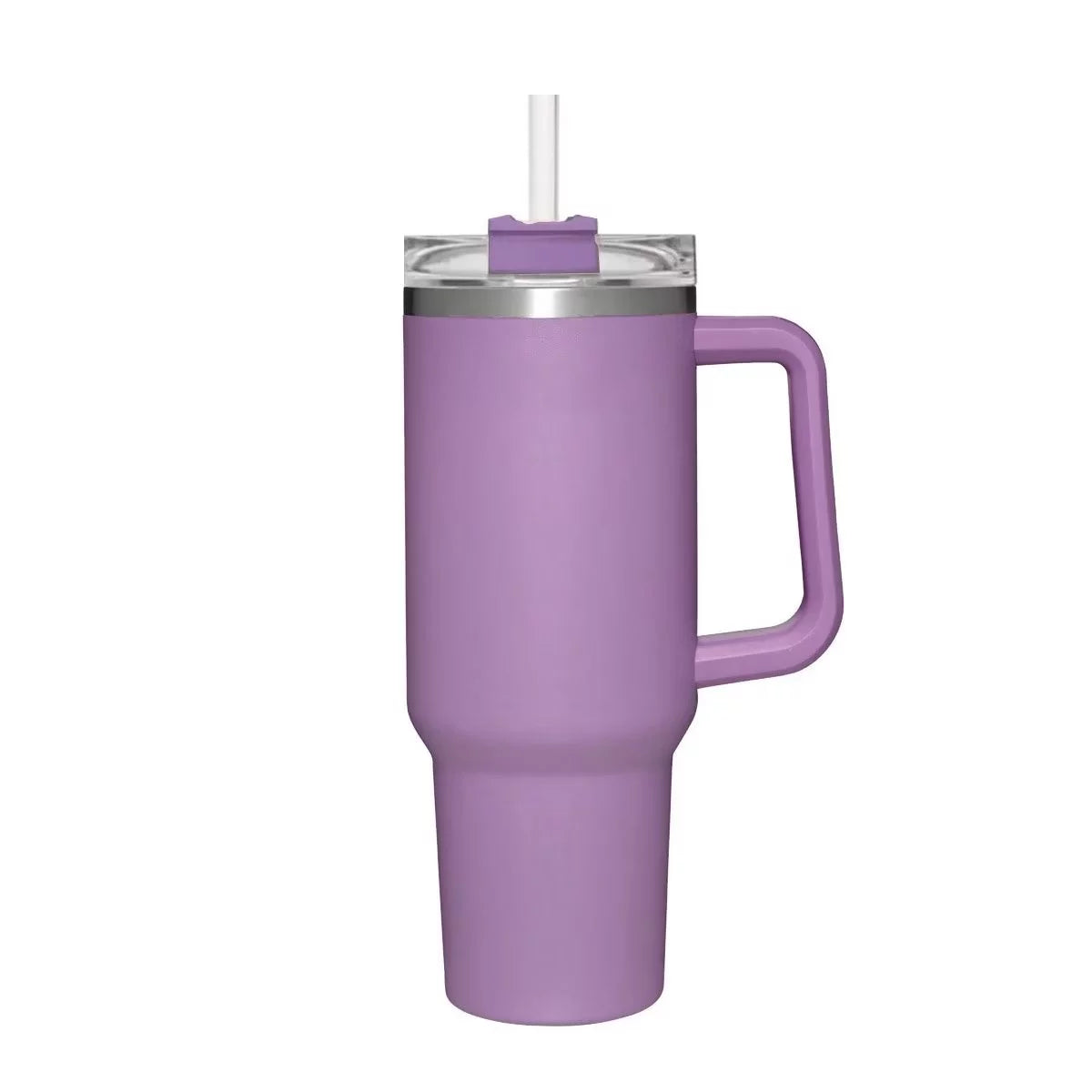 Reusable Vacuum Insulated Tumbler with Straw B72162