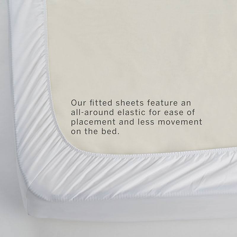 California King Supima Cotton Sateen Fitted Sheet U79775