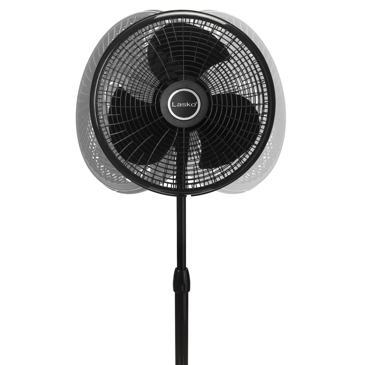 16 Pedestal Fan, Adjustable Height, 3 Speeds, Black H967