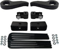 Adjustable 1 - 3 Front Lift Forged Steel Torsion Keys & 2 Rear Lift Kit + Shock Extenders 4WD 4x4 8-Lug W555