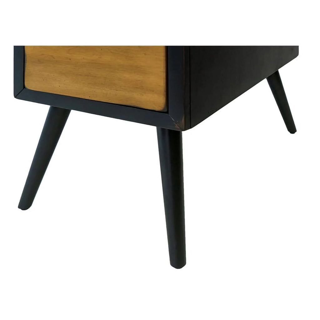 Black Wood Executive Desk H1539