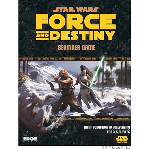 Star Wars Force and Destiny Beginner Game Sci-Fi Roleplaying Game N154
