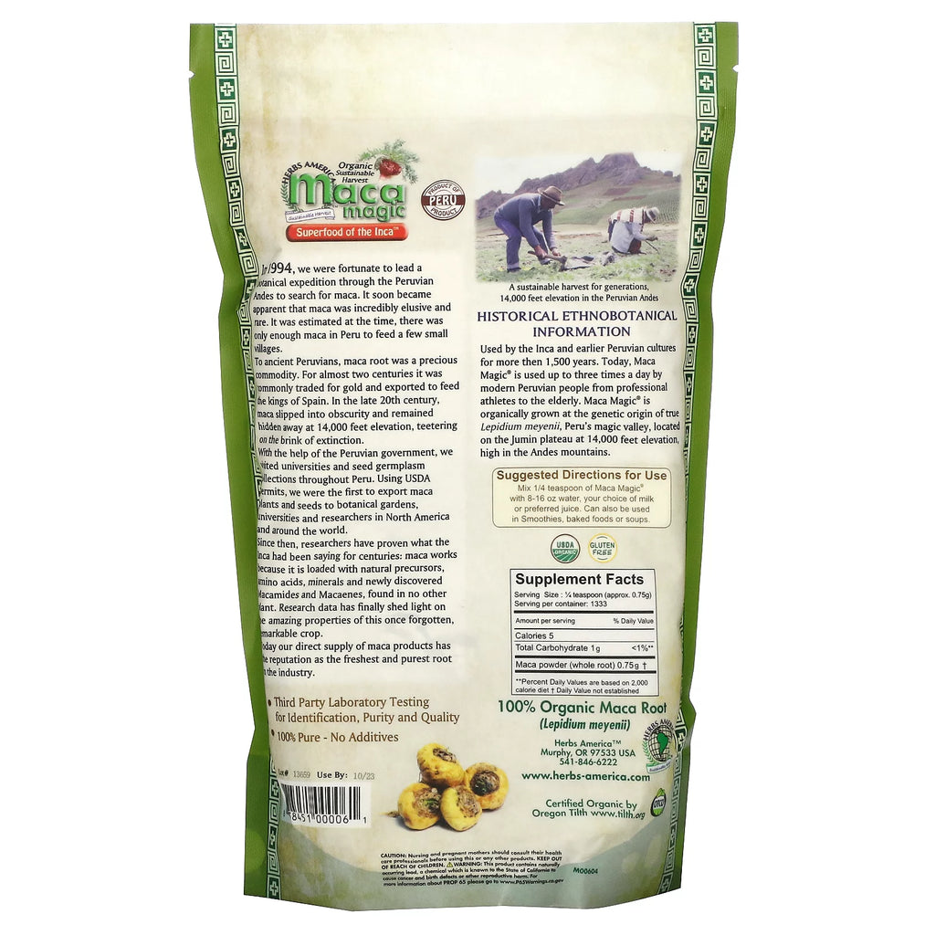 Maca Powder 2.2 Lb U3938