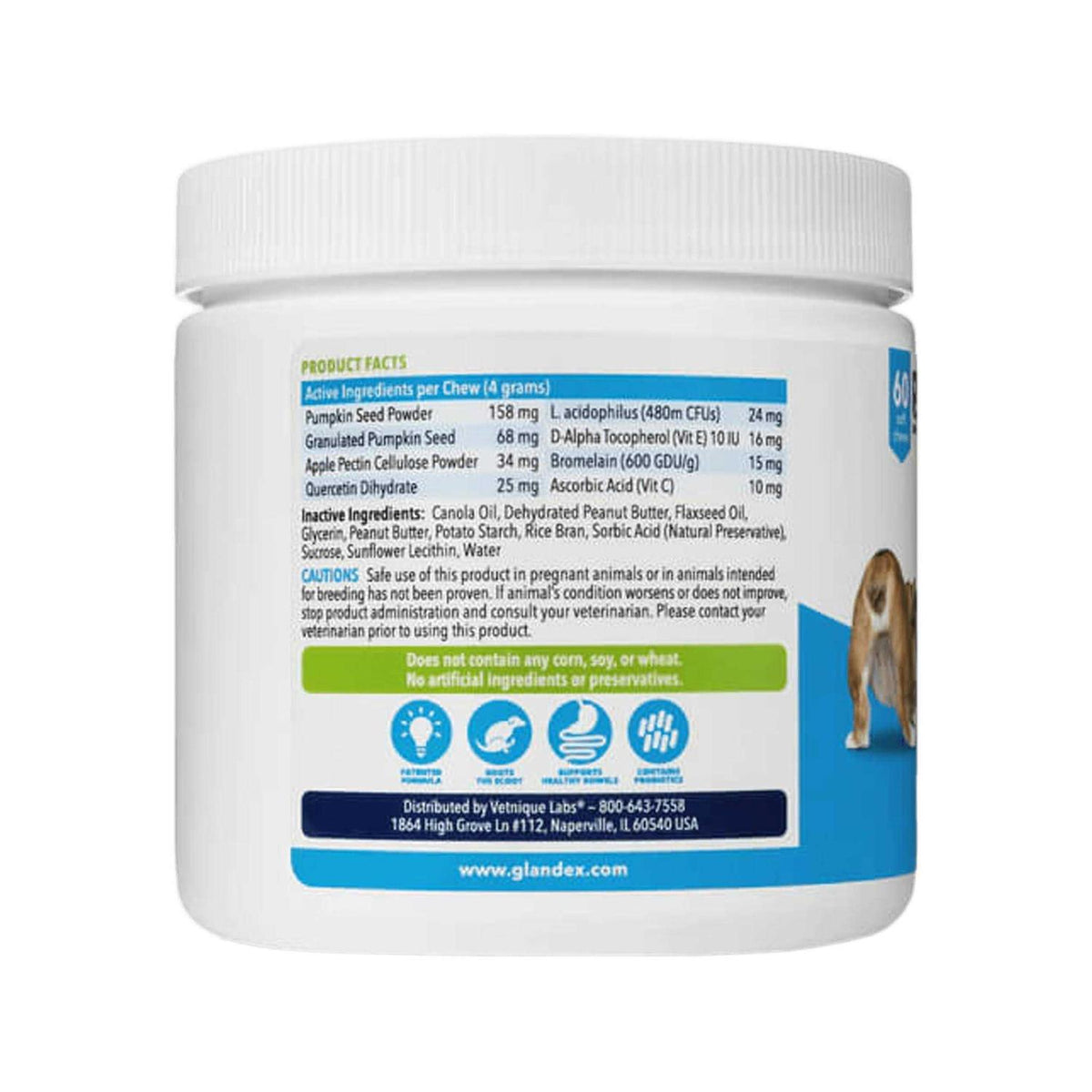 Anal Gland Soft Chews Supplement for Dogs K280