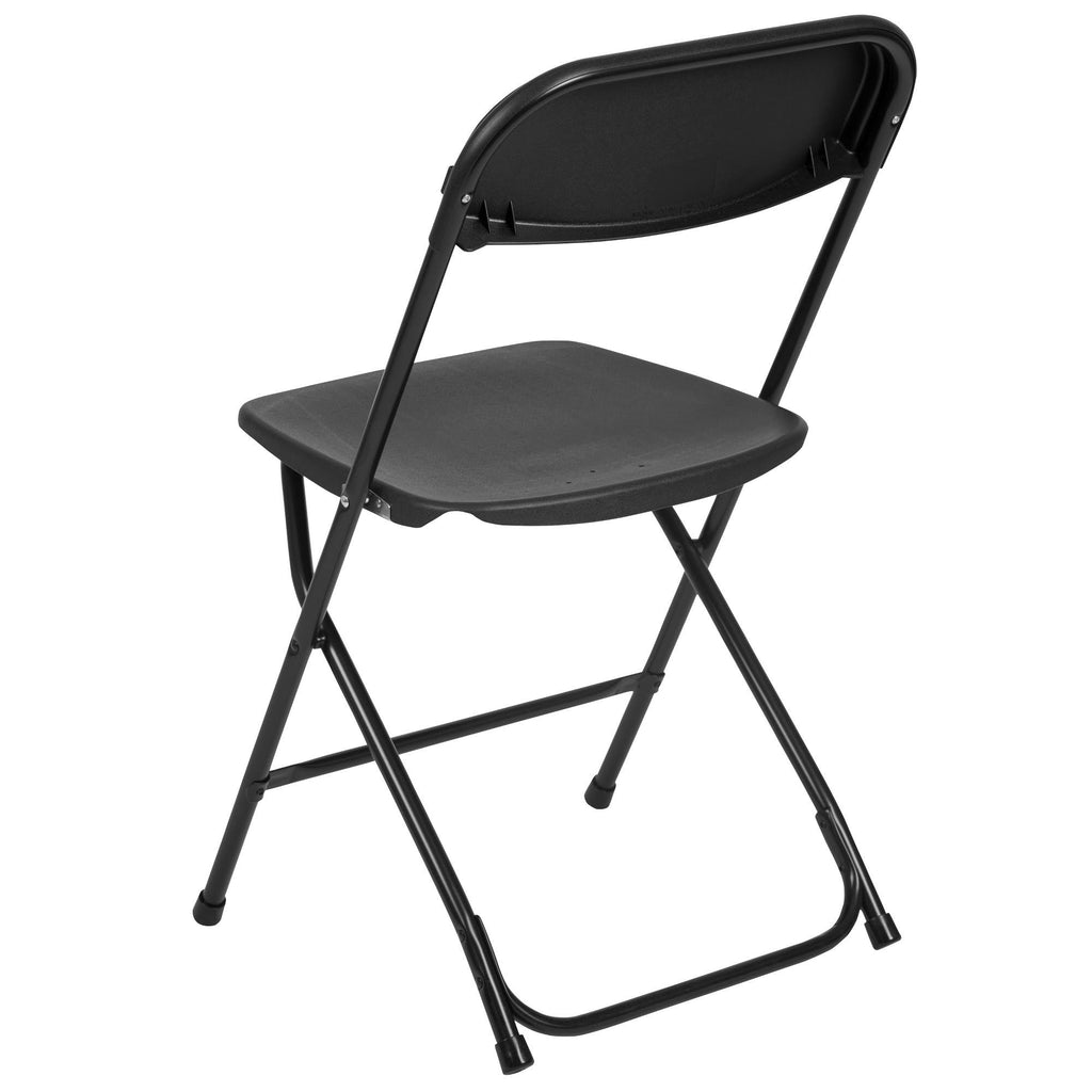 Black Plastic Folding Chair 6 Pack T35012