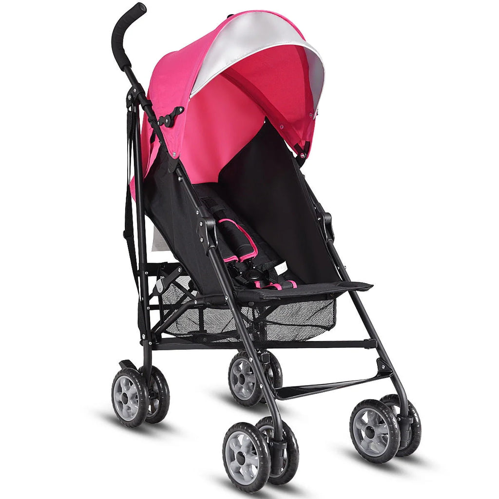 Folding Lightweight Umbrella Stroller with Storage Basket Black B482201