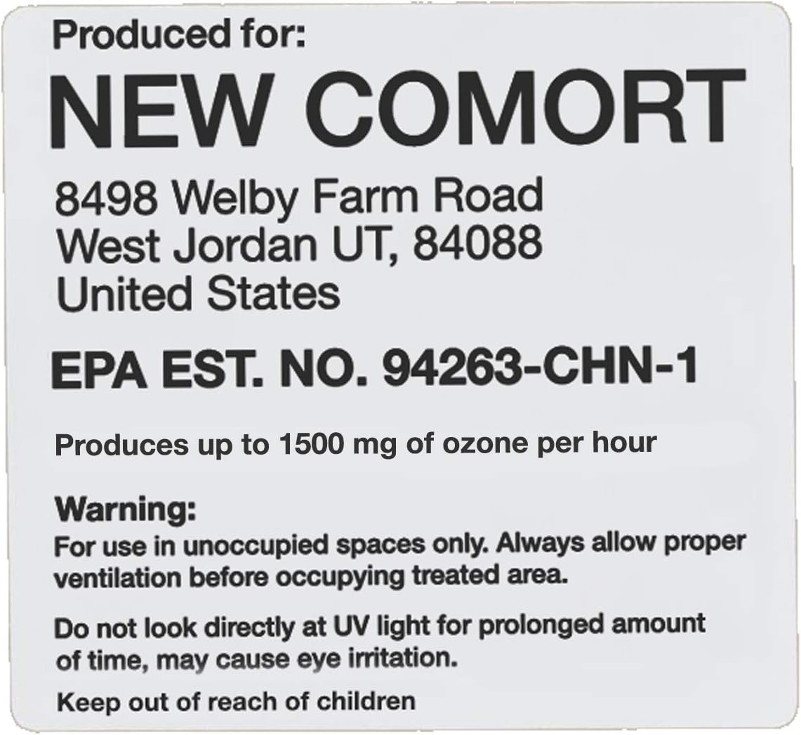 Black Commercial Ozone Generator and Ionizer A1284