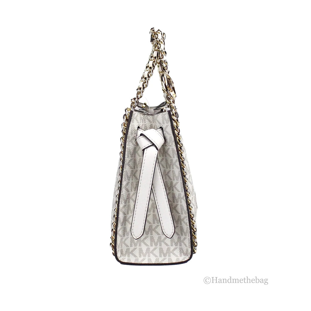 Cream Signature PVC Crossbody Bag J84163
