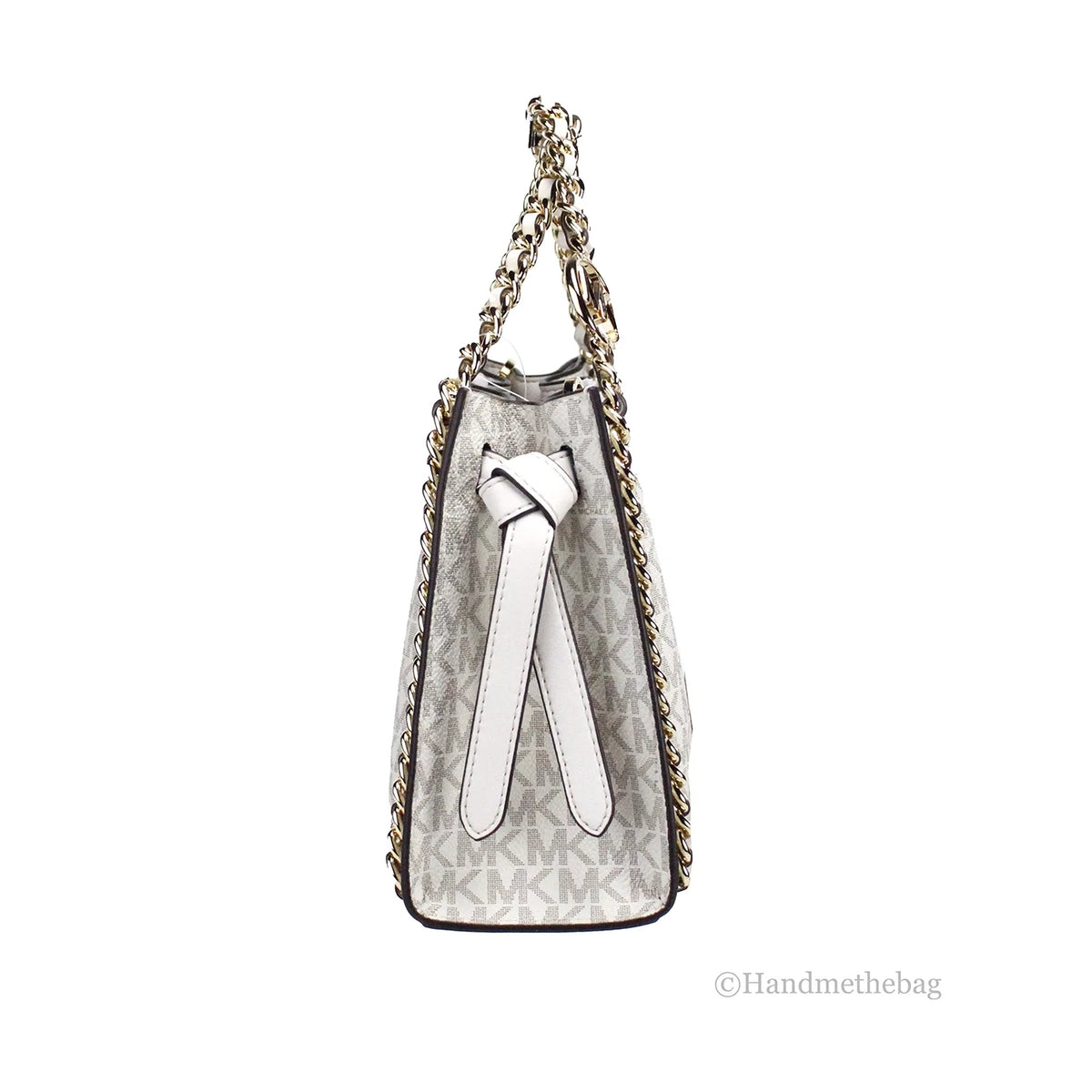 Cream Signature PVC Crossbody Bag J84163