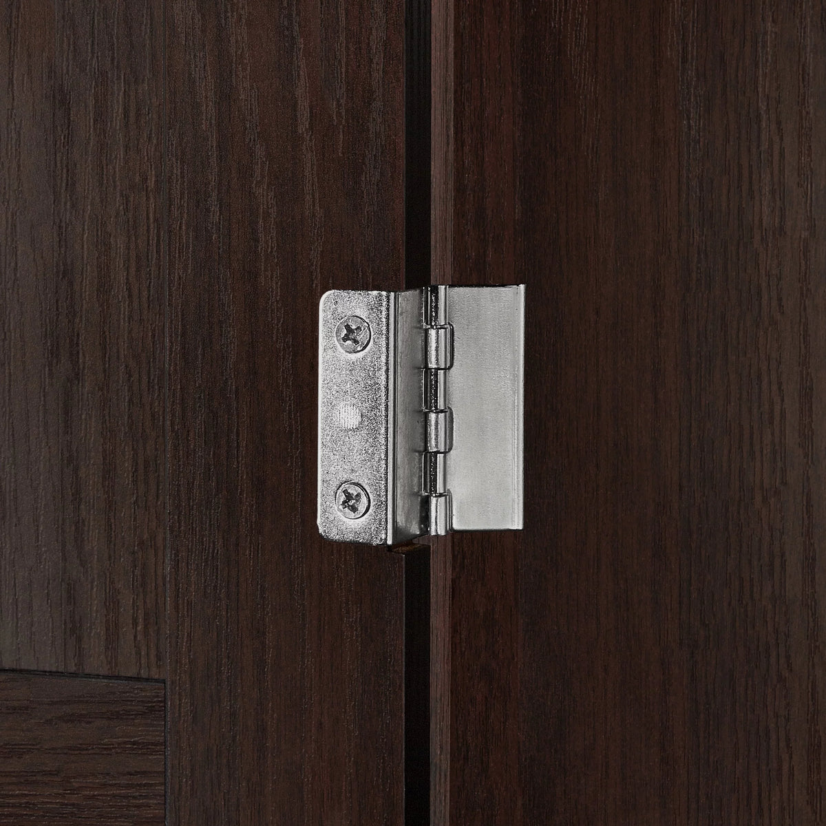 Two-Door Floor Cabinet, Dark Woodgrain O374