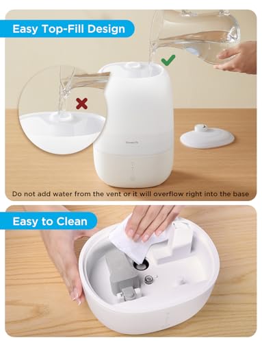 3L Cool Mist Humidifier with Essential Oil Diffuser T8083