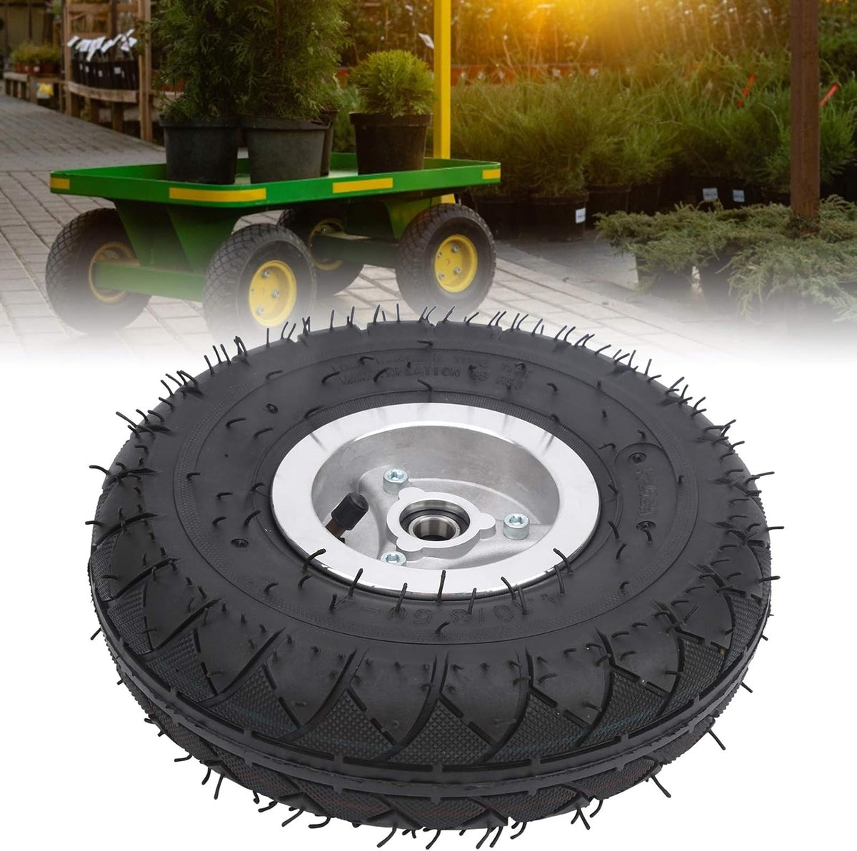 Electric Scooter Tire with Wheel Hub Replacement Pack of 2 H899736