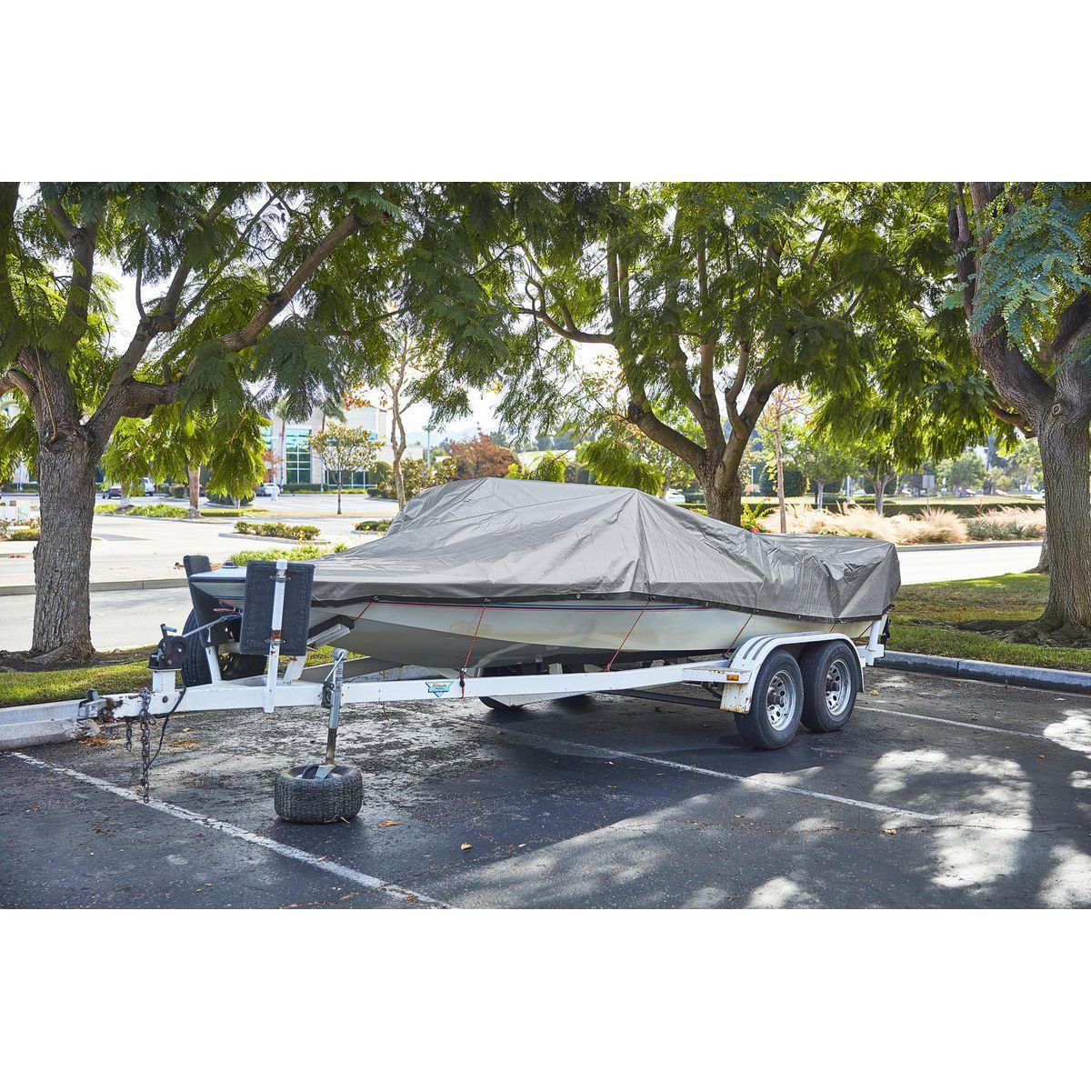20 ft. x 30 ft. Silver and Black Weather-Resistant Tarp B93195