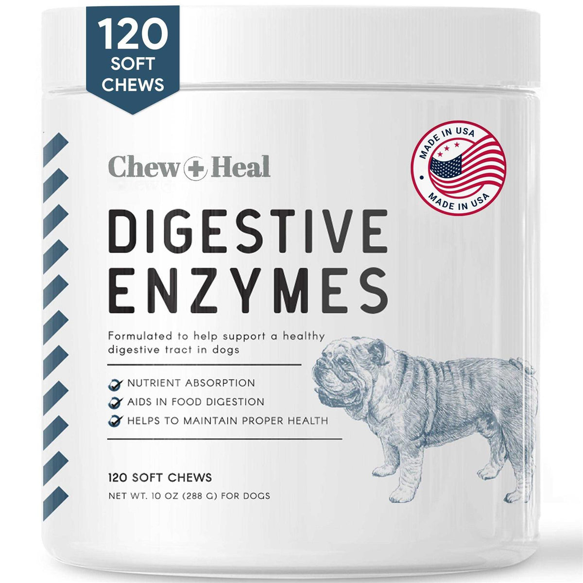 Digestive Enzymes & Probiotics Supplement for Dogs U46565