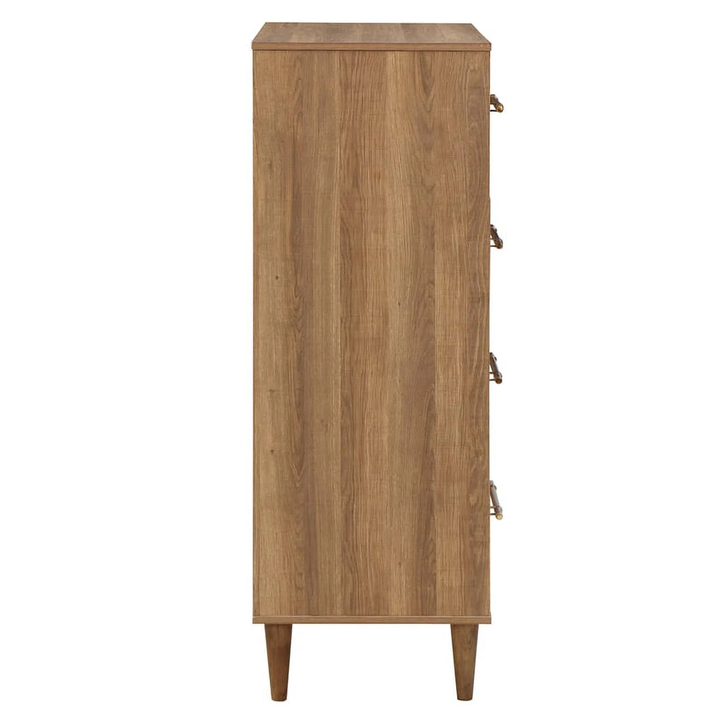 Farmhouse Wood 4-Drawer Chest U355