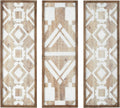Natural Mandal Wall Decor, 3 Piece Canvas Z44372