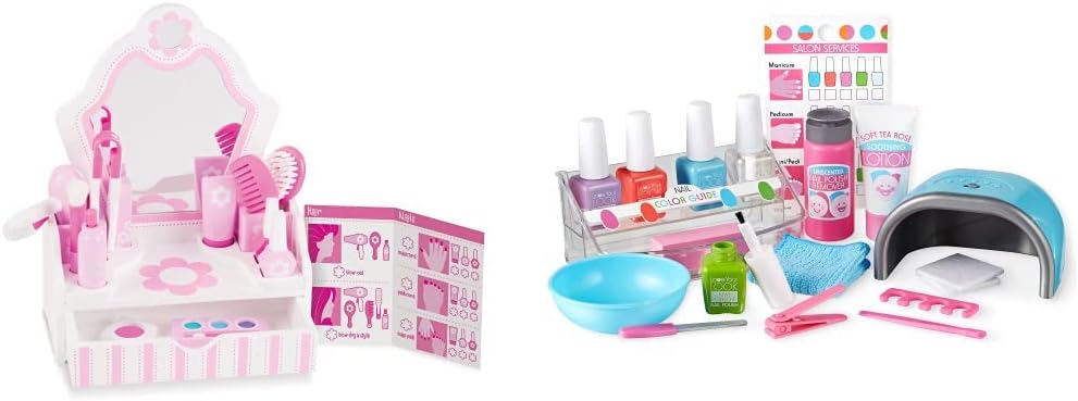 Wooden Beauty Salon Play Set With Accessories H823418