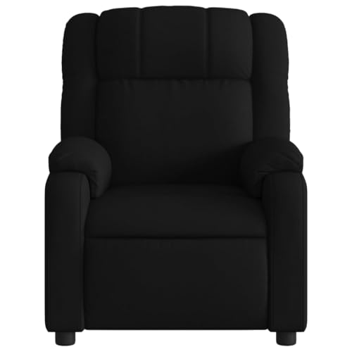 Black Fabric Massage Recliner Chair with 6Point Vibration Massage Z578