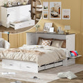 Murphy Bed Queen with Storage & Charging Station B814062